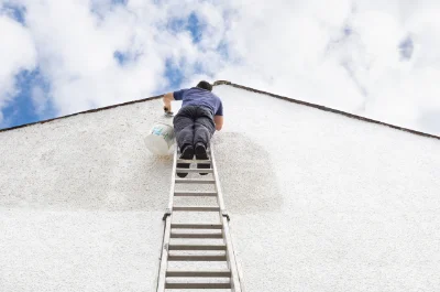 Peinture extérieure à Aussos — façades et ravalement